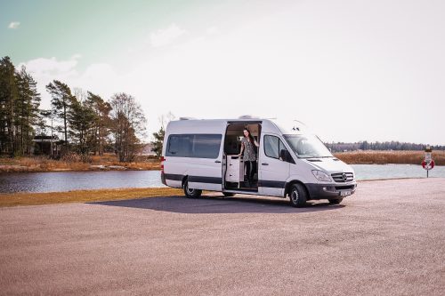 Ombyggnad av sprinter skåpbil
